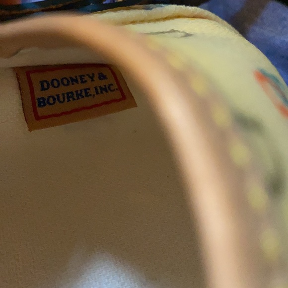 Vintage Dooney & Bourke Signature Rainbow Monogram Wristlet/Clutch - Picture 9 of 14